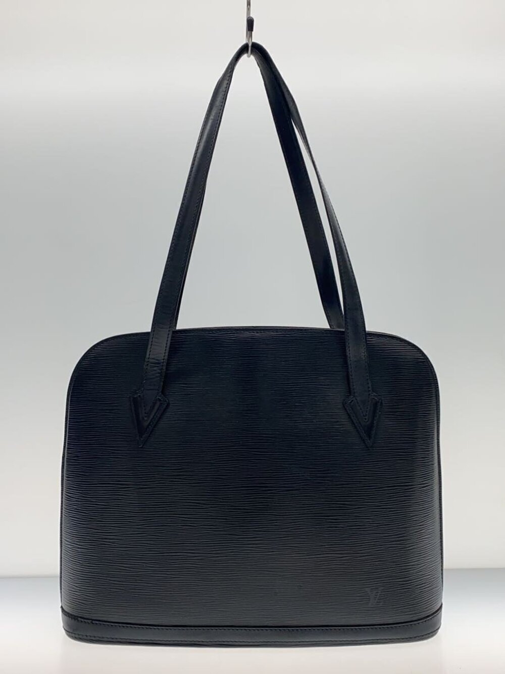 LOUIS VUITTON Lussac Epi Leather Bag Black